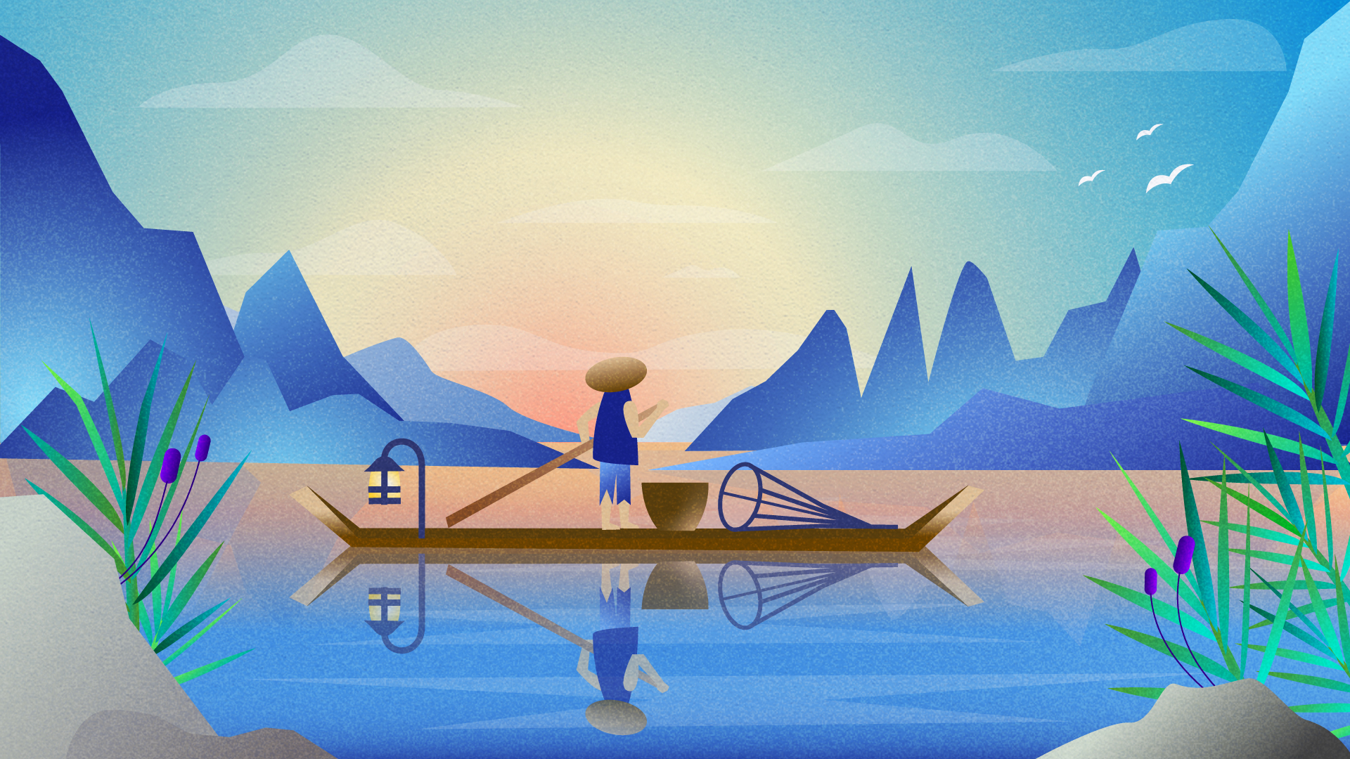 river drawing