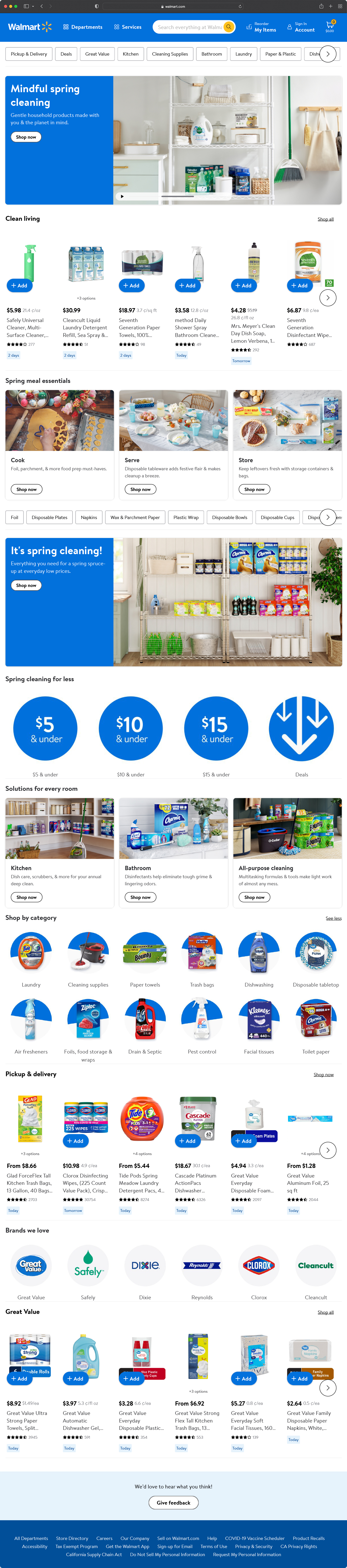 walmart household