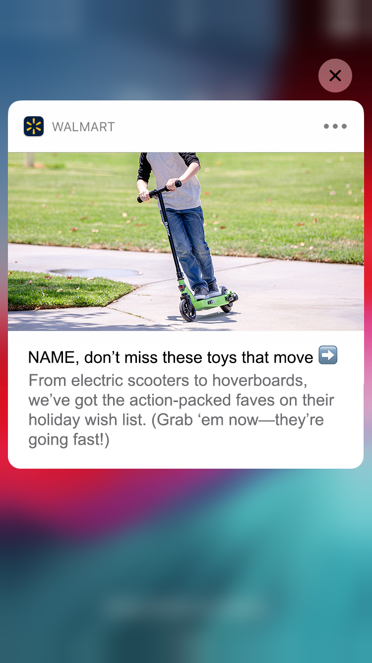 push notifications